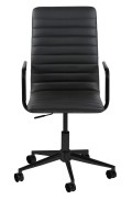 Fotel biurowy Winslow czarny/czarny - ACTONA